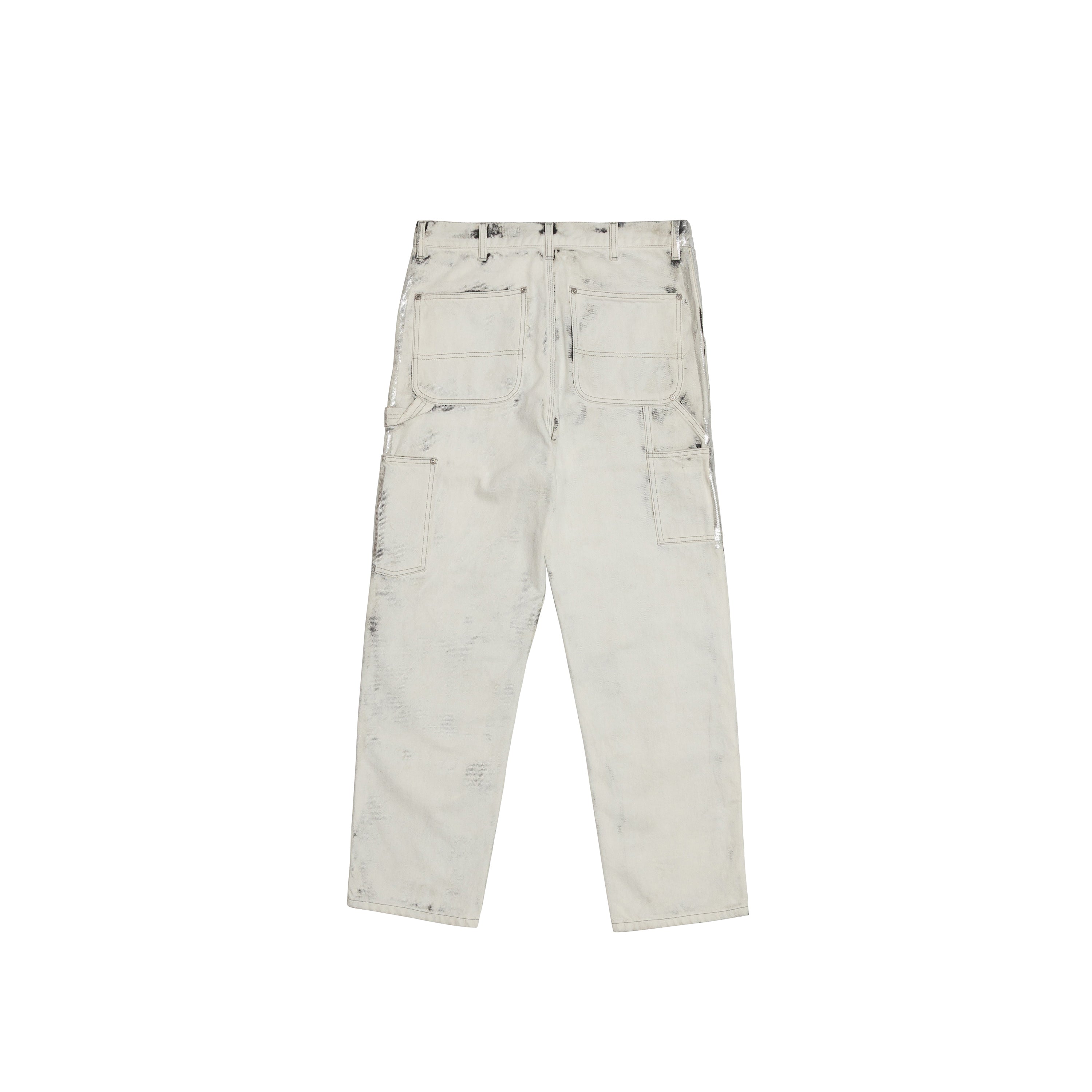 White Double Knee Pant